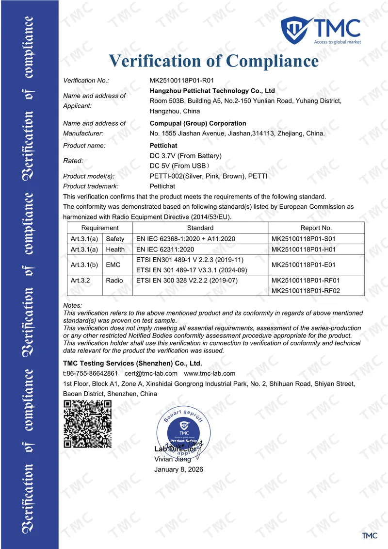 CE-RED (EU) certificate